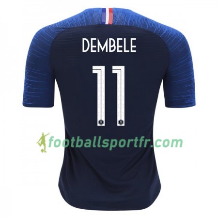 Tenue France Dembele 11 Domicile Coupe du monde 2018 Maillot de Foot